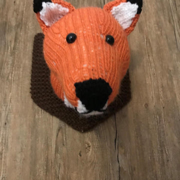 Fox Head Faux Taxidermy