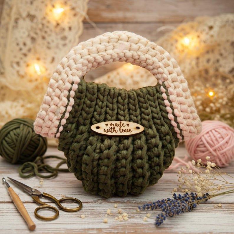 Crochet Handbag Pattern – Macrame Bag PDF + Video Tutorial