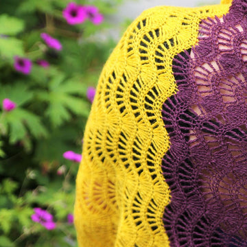 Feather & Fan Shawl