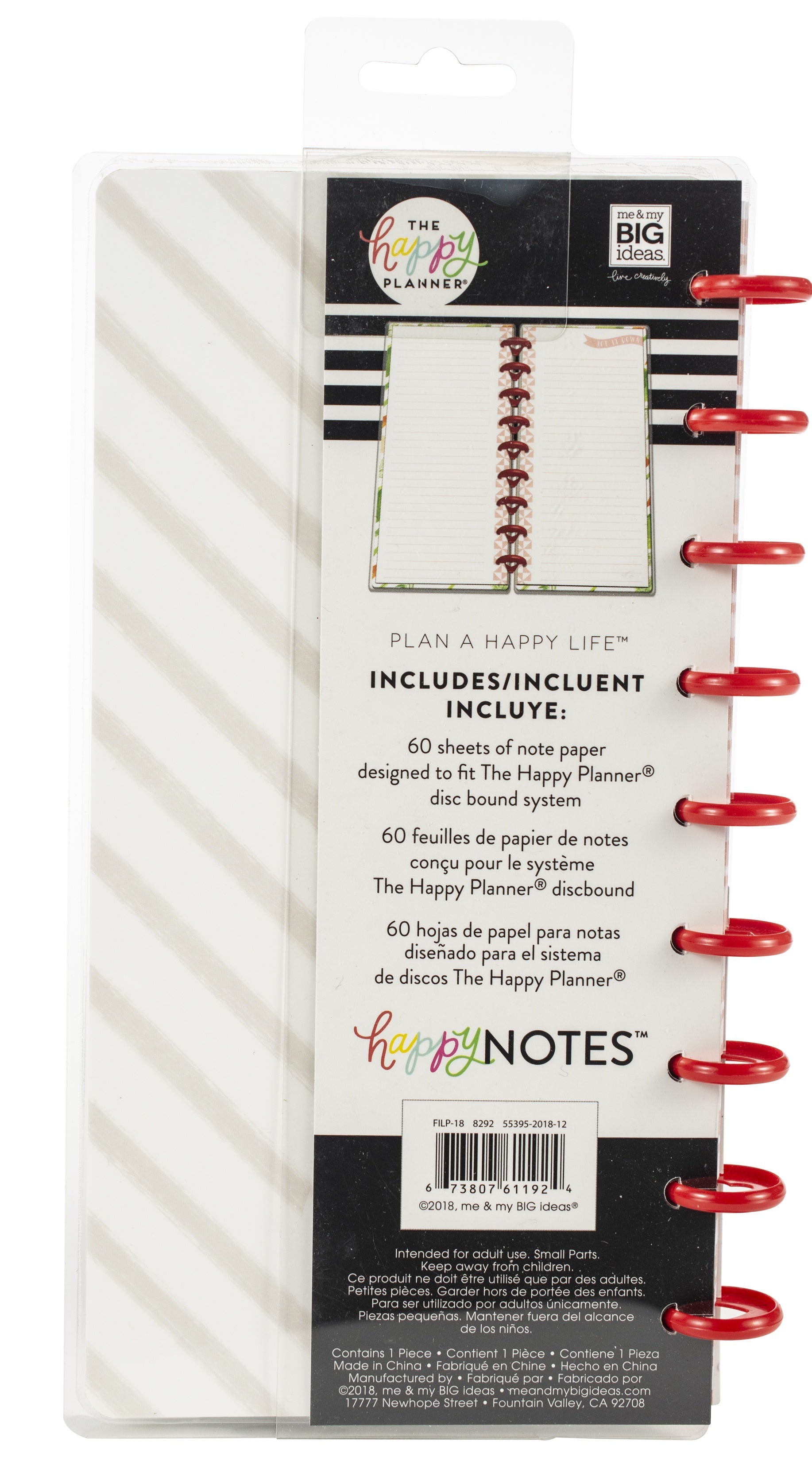 Happy Planner Half Sheet Fill Paper 60/Pkg - Foodie Note