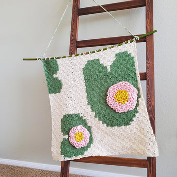 WLT - Lily Pad Wall Hanging by Divine Debris