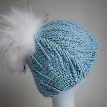 Falling pines slouchy beanie