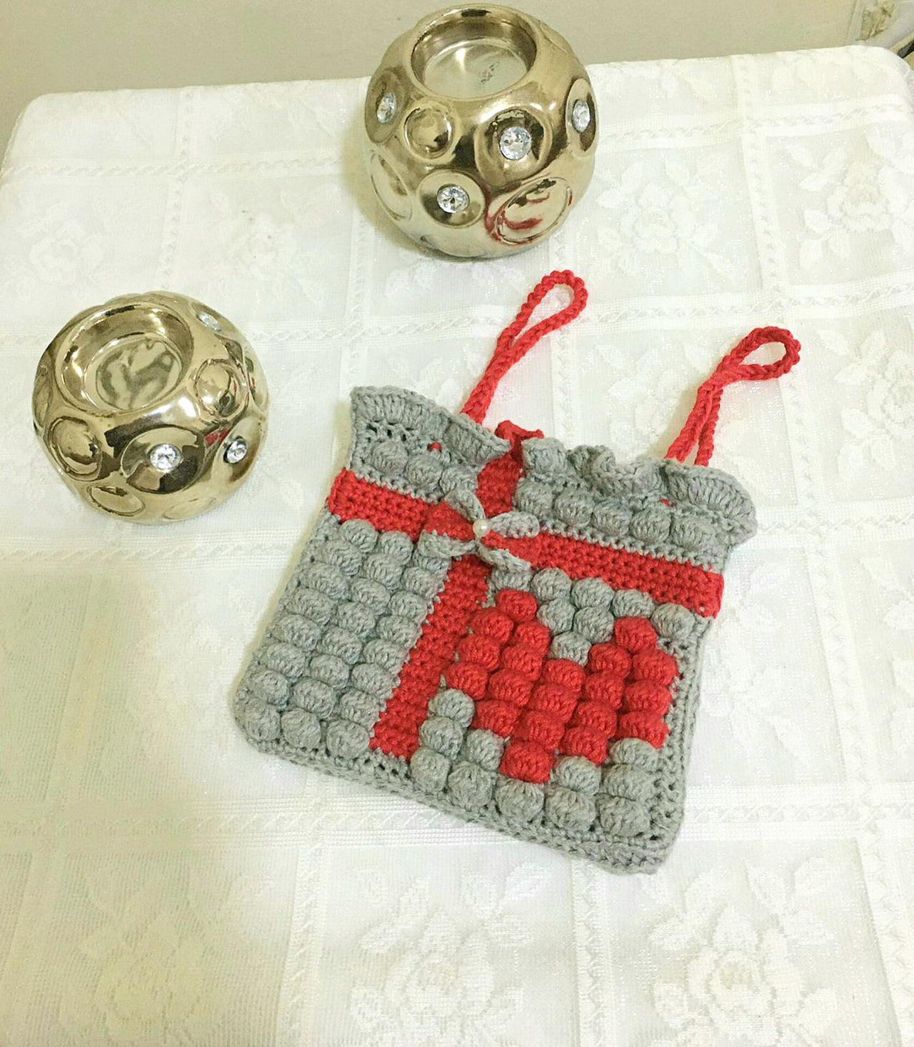 Little Bobble Heart Mini Bag