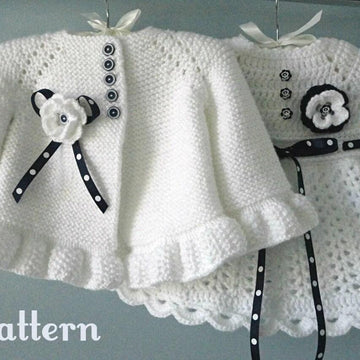 Baby Dress Baby Cardigan Knitting Crochet Pattern