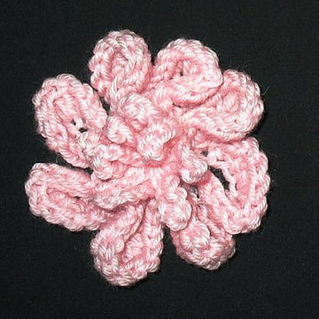 Pink Curly Flower