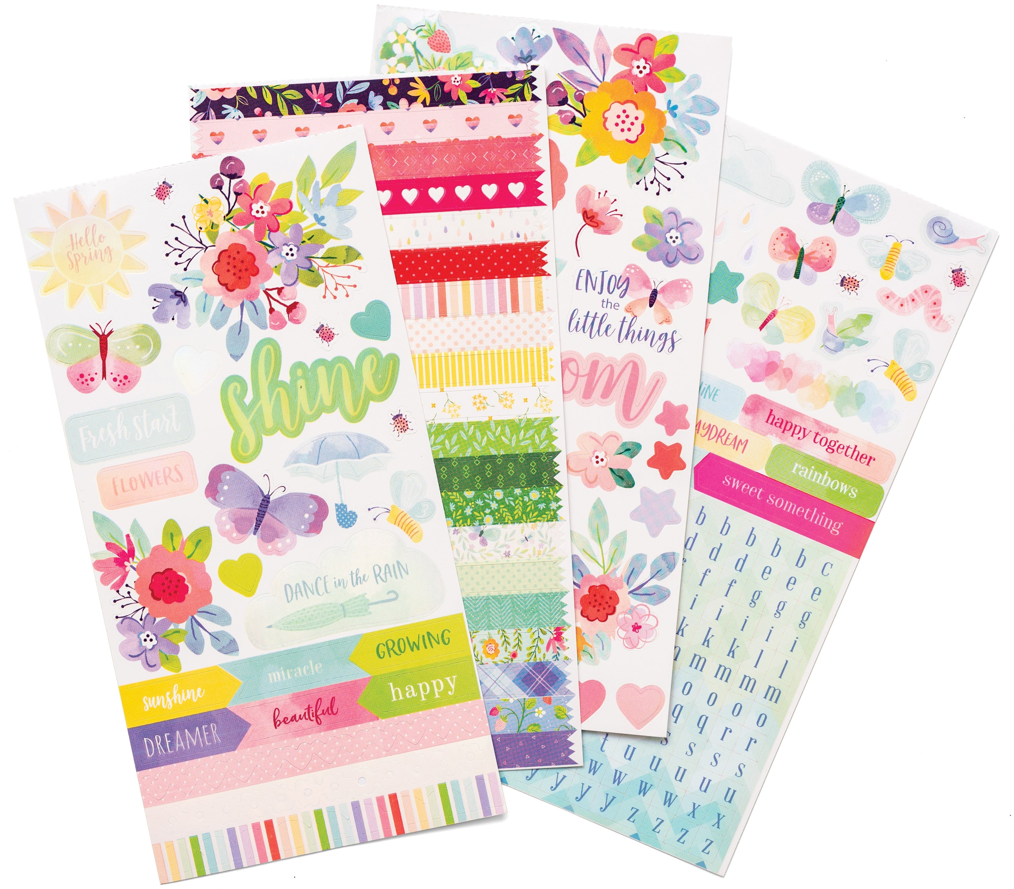 American Crafts Paige Evans Bloom Street Sticker Book - 621134