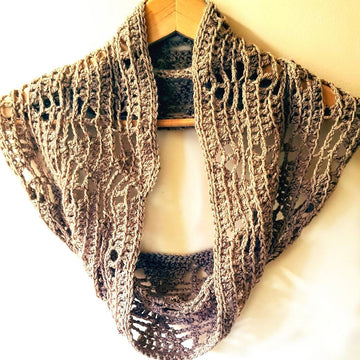 Triangle Lace Infinity Scarf