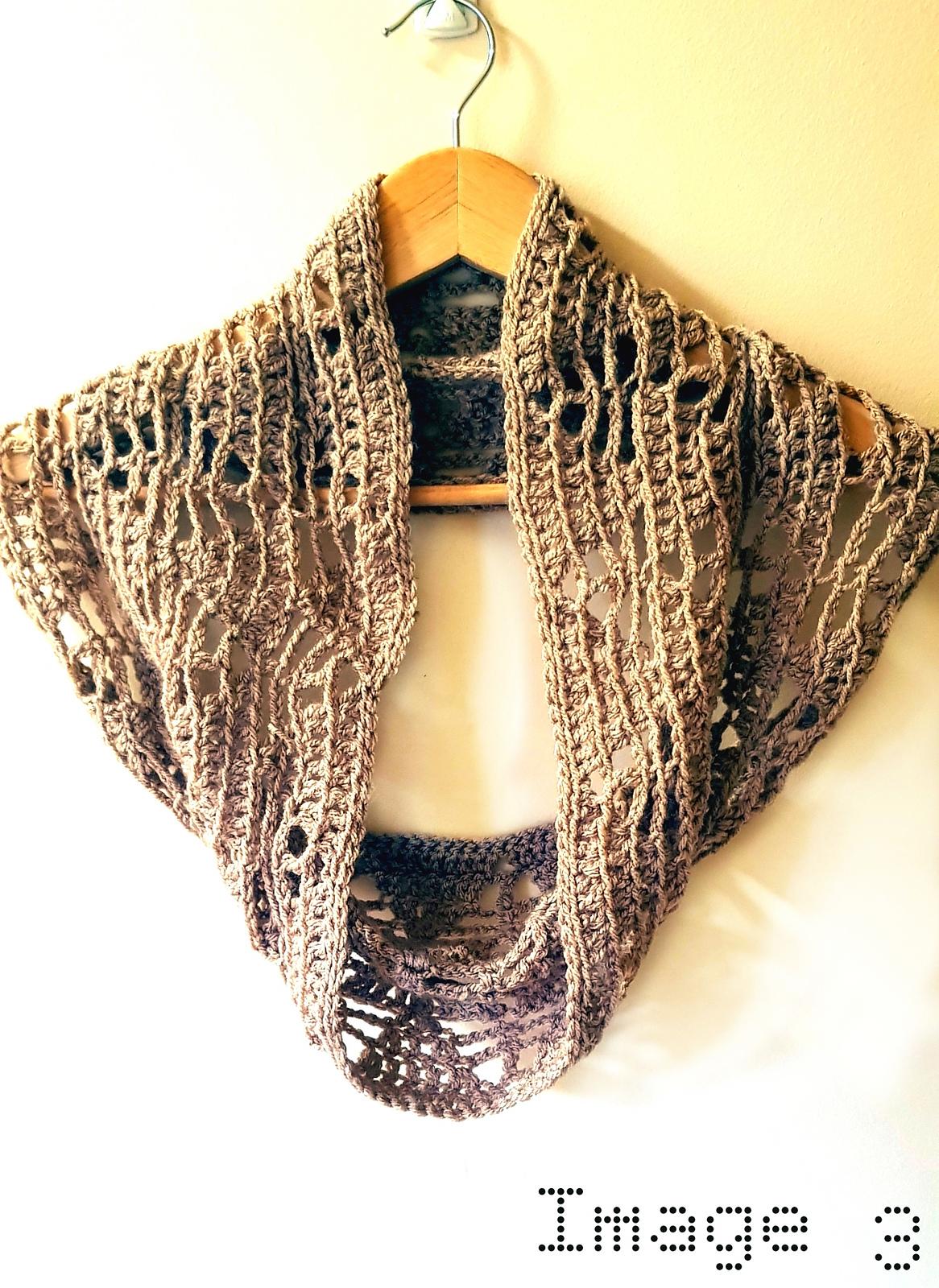 Triangle Lace Infinity Scarf