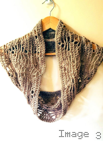 Triangle Lace Infinity Scarf