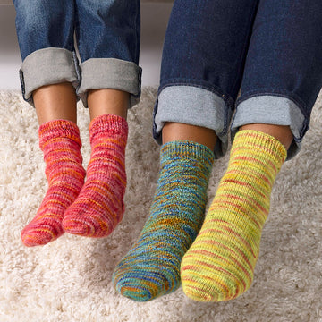 Atlas Socks in Berroco Vintage Handpaint - Downloadable PDF