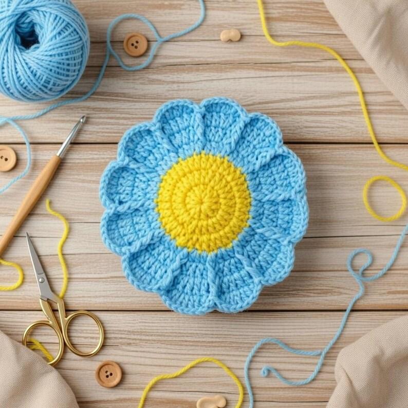 Crochet iPod Flower Bag Pattern – Mini Retro Pouch PDF + Video Tutorial