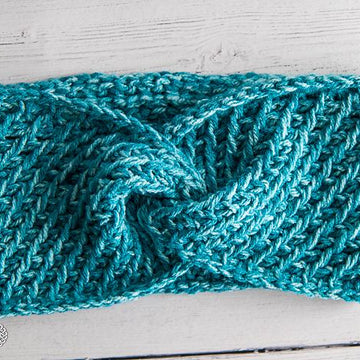 Diagonal Textured Ear Warmer