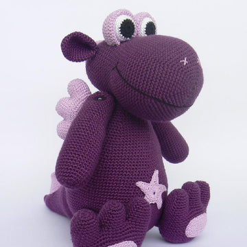 Friendly purple dragon
