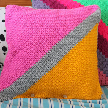 Colour Block Cushion