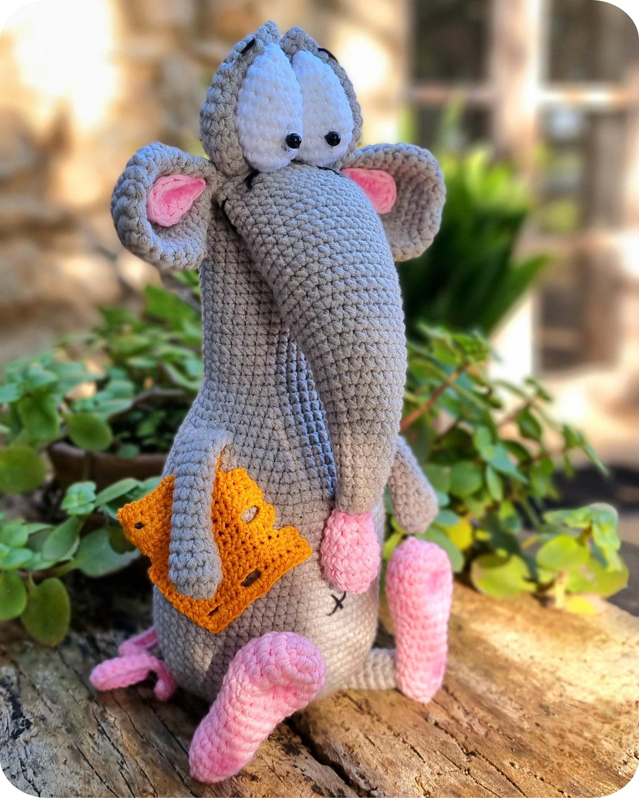 Rat amigurumi toy crochet pattern P6