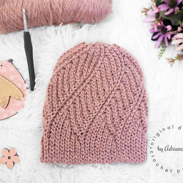 HANNAH knit-look beanie