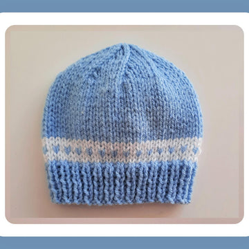 Sweet Heart Baby Hat and Mittens