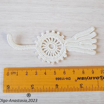 Motif Antique crochet bud