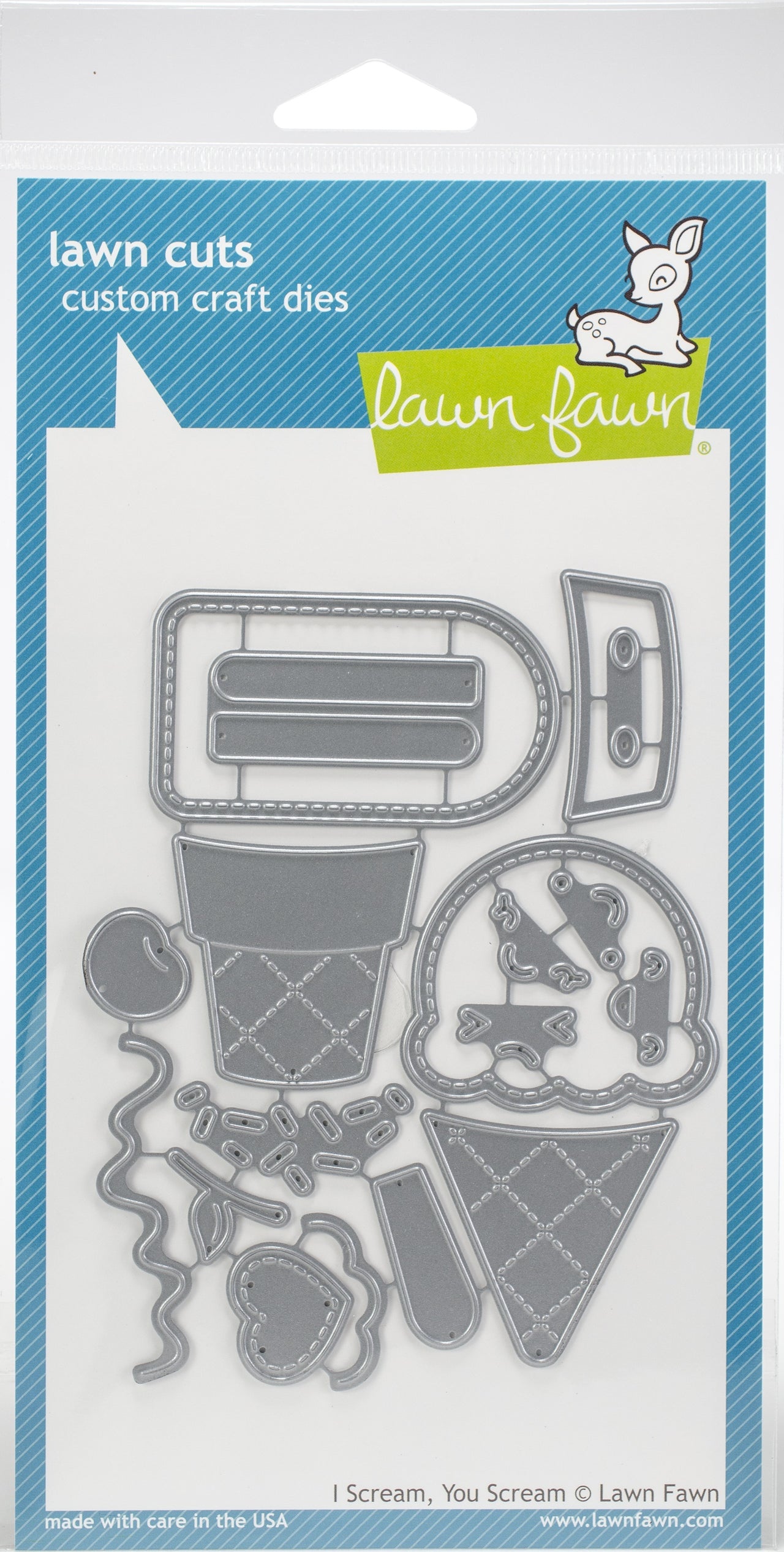 Lawn Fawn Lawn Cuts Custom Craft Die - I Scream, You Scream