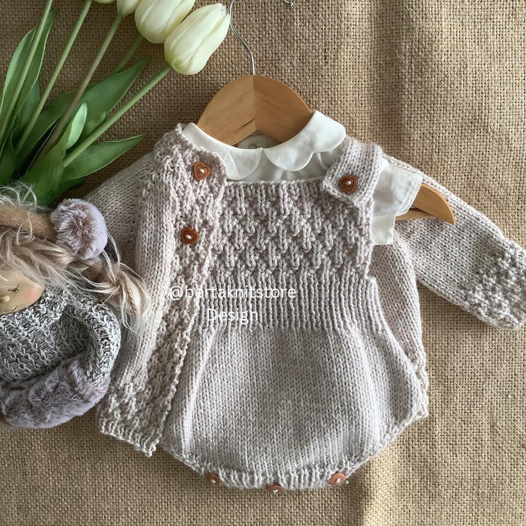 Pineapple Cardigan and Romper