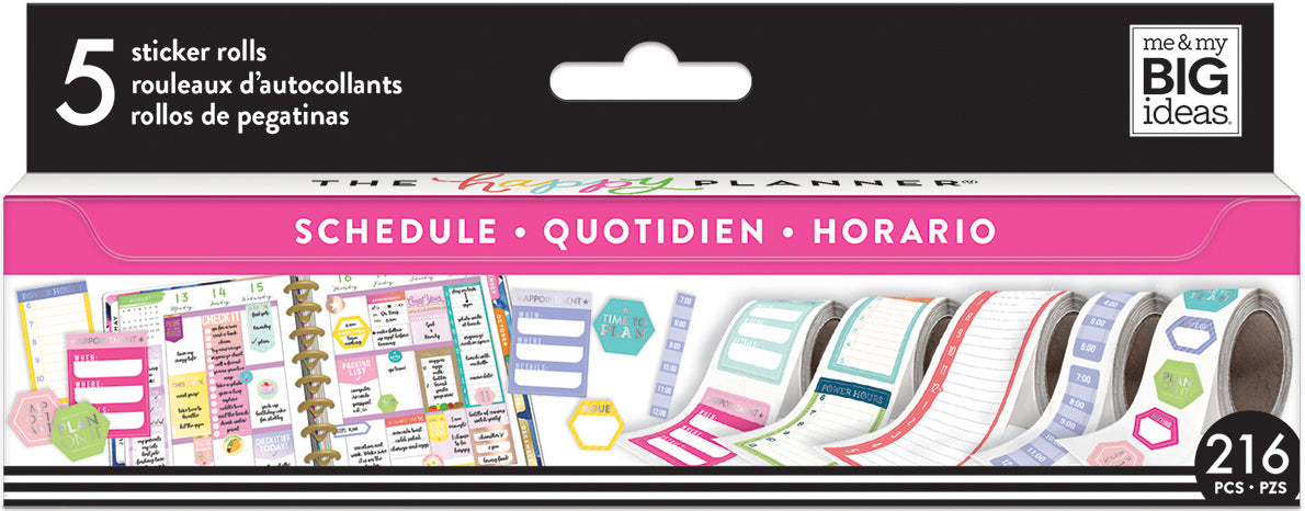 Happy Planner Sticker Roll - Scheduling