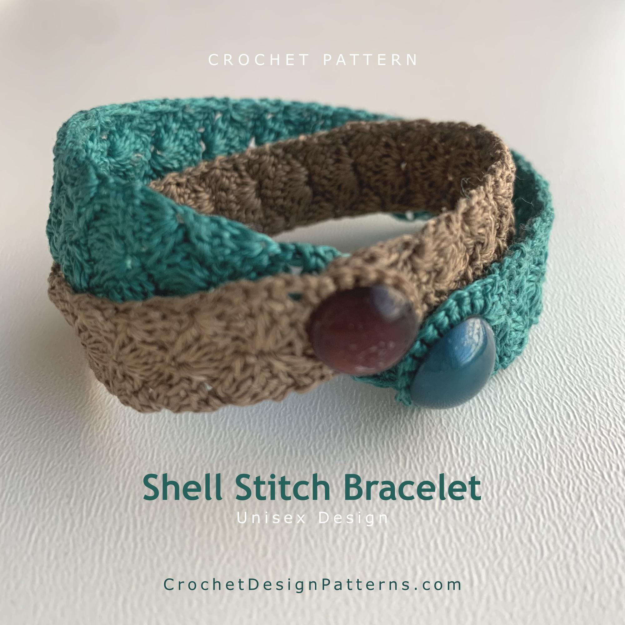 Shell Stitch Bracelet | Crochet Pattern