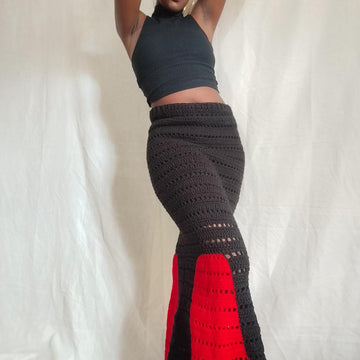 Regal Midi Length Mesh Skirt