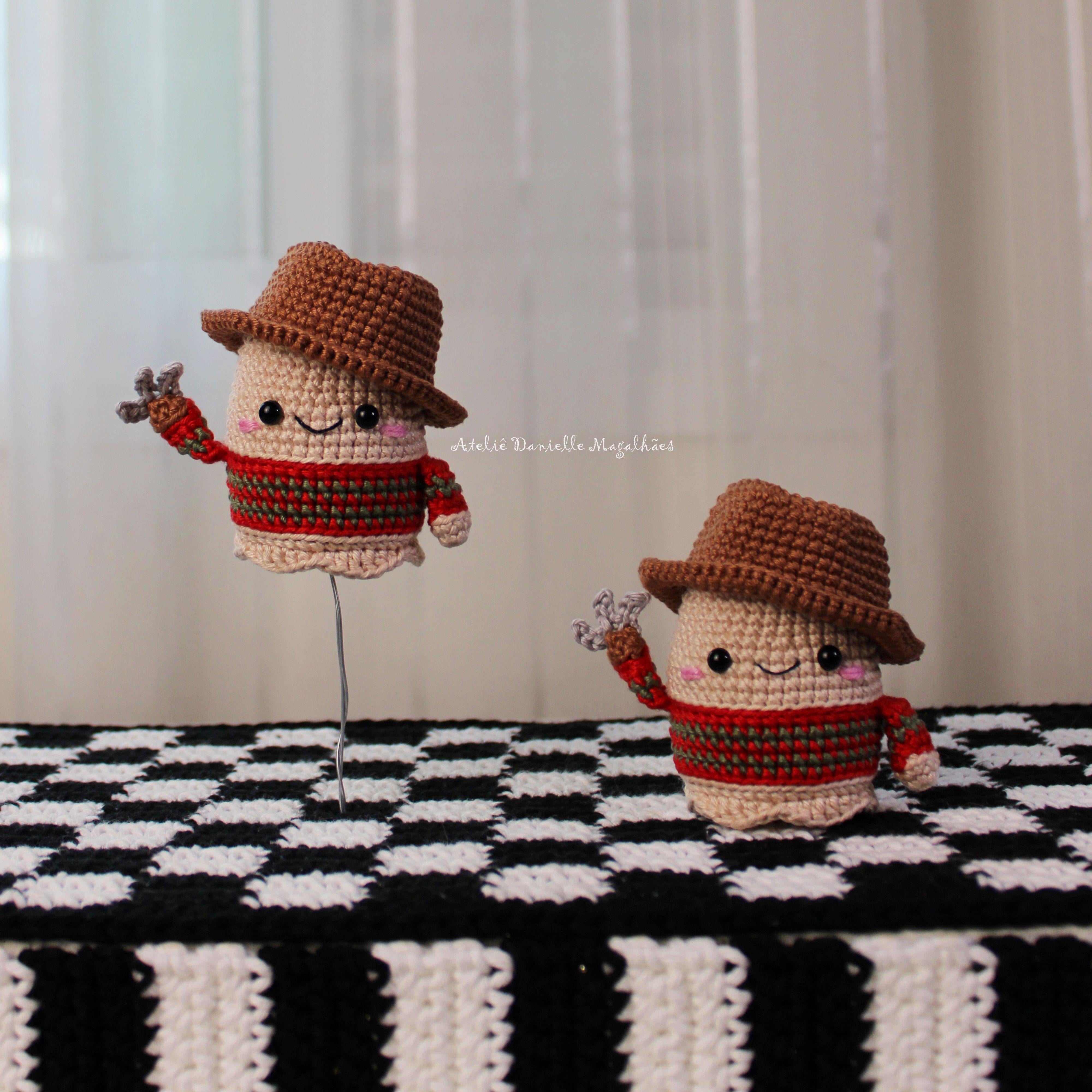 Freddy Boo Crochet Pattern PDF, Tiny Spooky Ghost Amigurumi, Easy Halloween Crochet Pattern