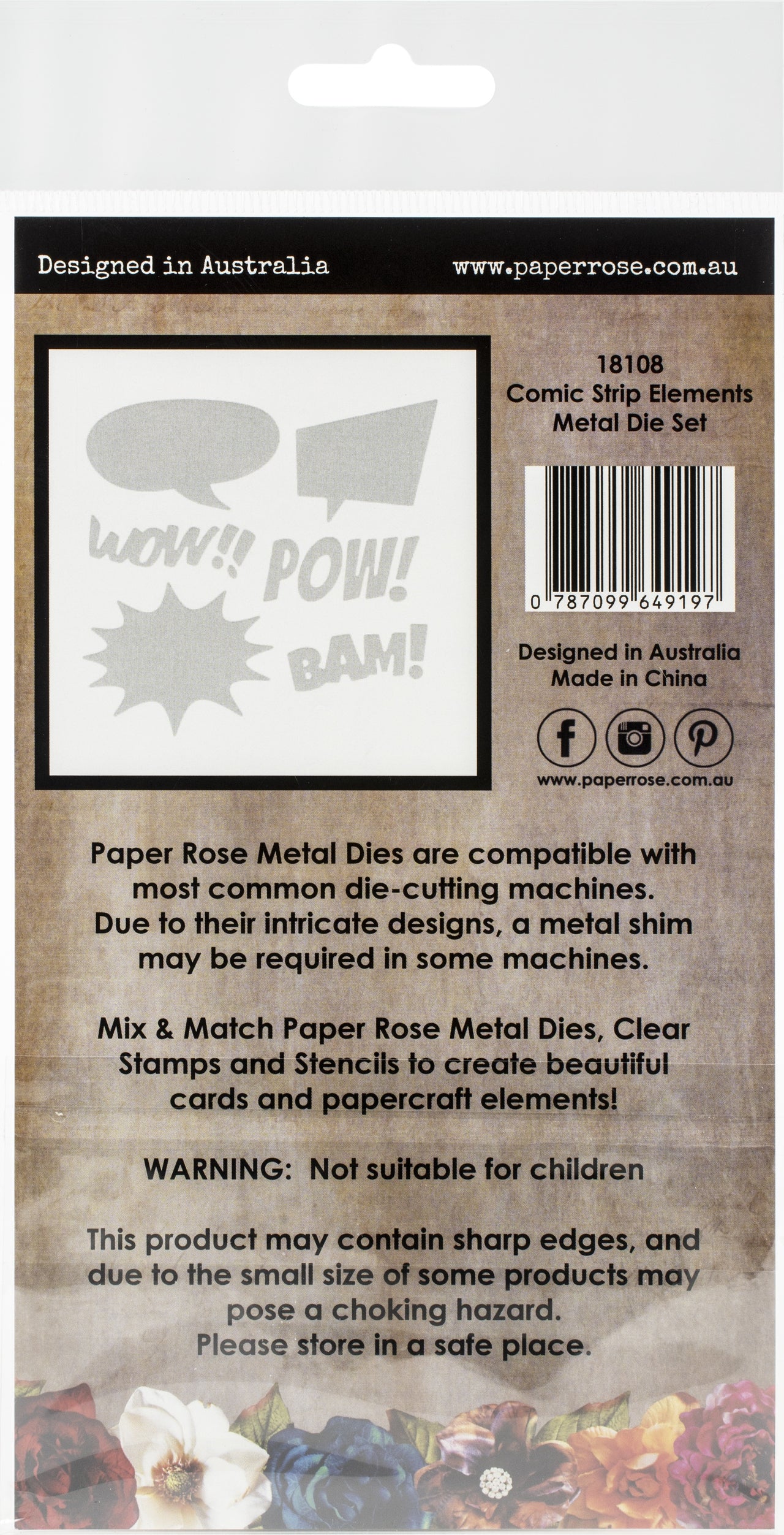 Paper Rose Dies - Comic Strip Elements