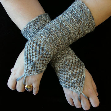 Chandelier fingerless gloves