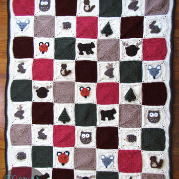 Woodland Afghan Series