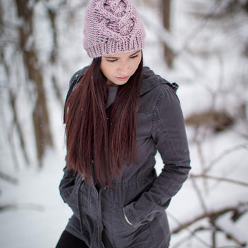 Knit Celtic Heart Beanie