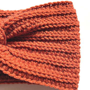 Knit Look Twist Ear Warmer