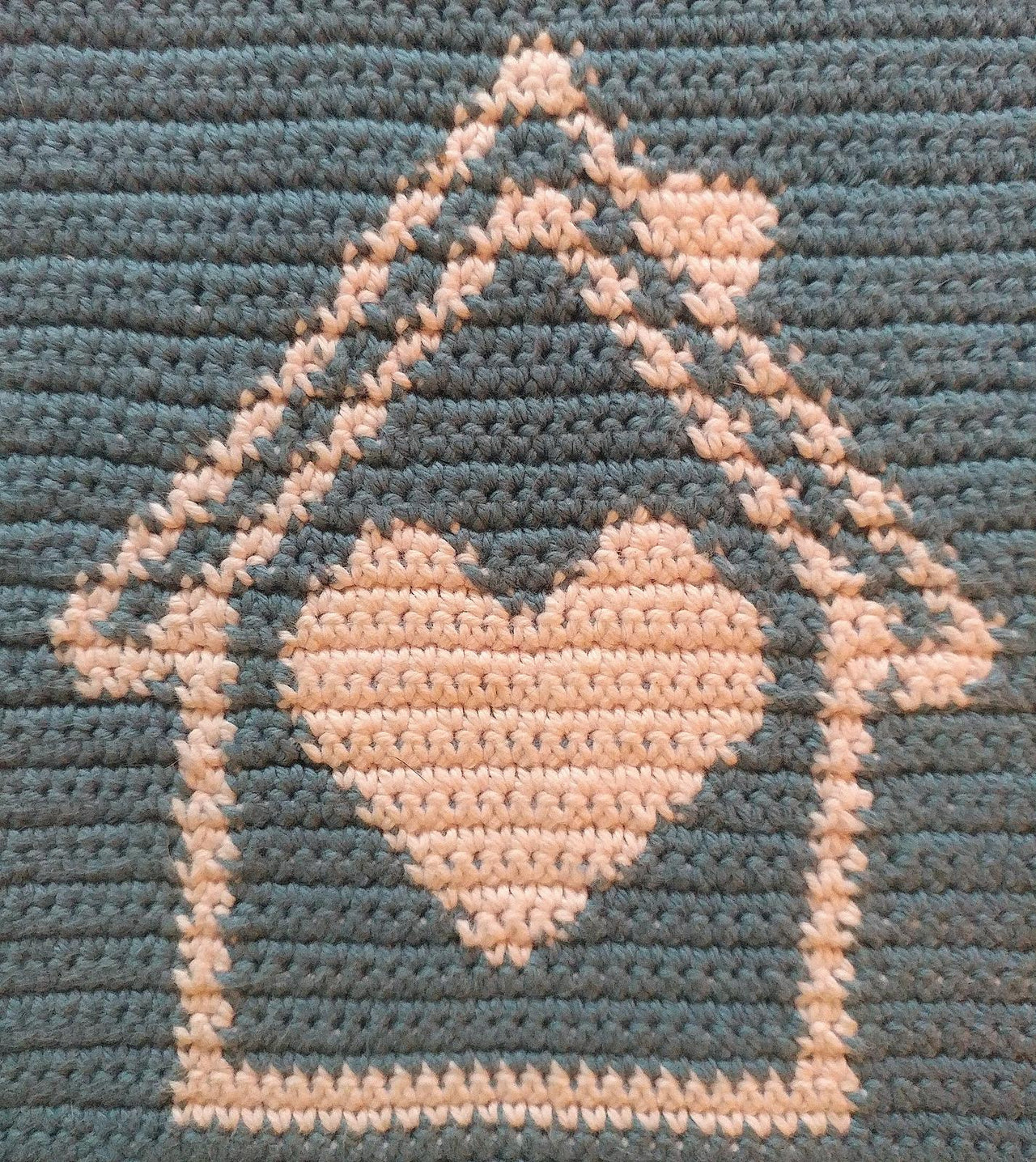 The "Home Is Love" Dishcloth
