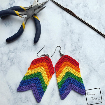 Rainbow Arrow Earrings