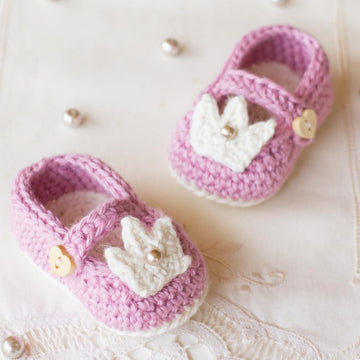 Princess Charlotte Baby Booties