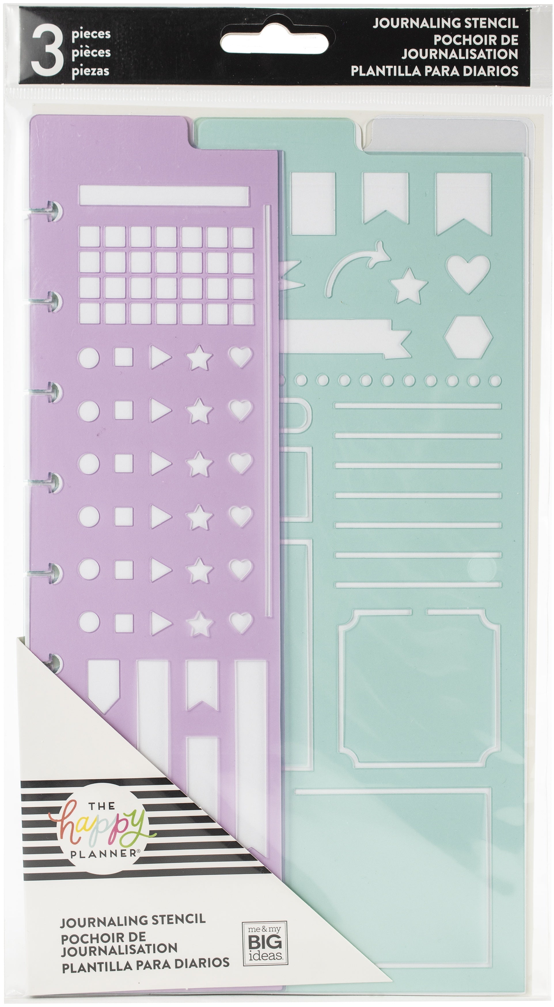 The Happy Planner Journaling Stencils 3/Pkg - 569636