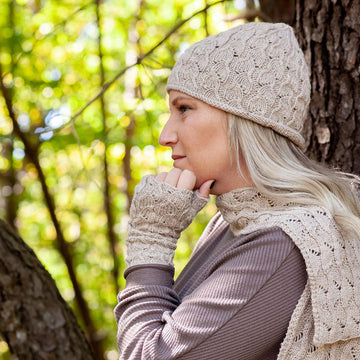 Fallberry Mitts, Hat, and Scarf