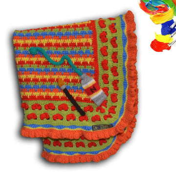 Paint Box Baby Blanket