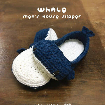 Whale Men’s House Slipper
