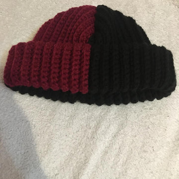Simple sc back loop beanie