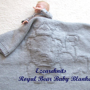 Royal Bear Baby Blanket