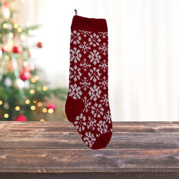 Snowflake Flower Stocking