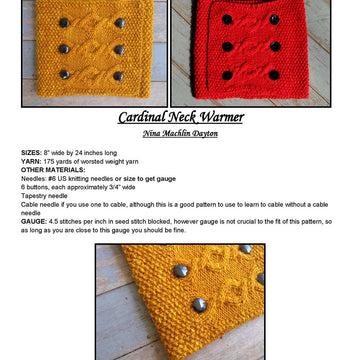 Cardinal Neck Warmer