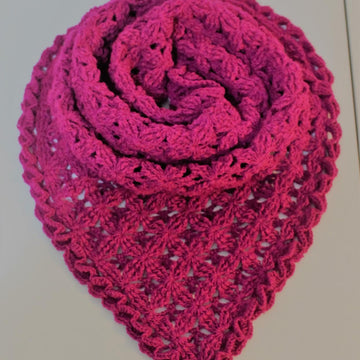 Embossed Flower Shawl