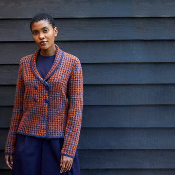 " Jenni " - Jacket Knitting Pattern For Women in Debbie Bliss Erin Tweed by Debbie Bliss