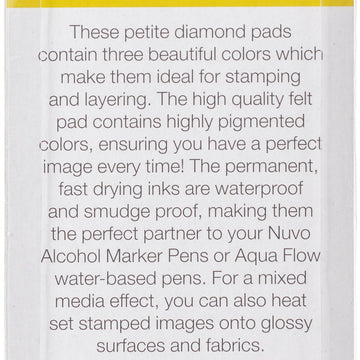 Tonic Studios Nuvo Diamond Hybrid Ink Pads 3/Pkg - Woodland Walk