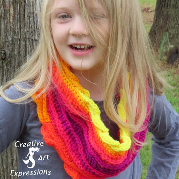 Sea Breeze Infinity Scarf Child & Youth