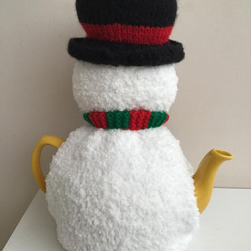Mr Snowman tea cosy