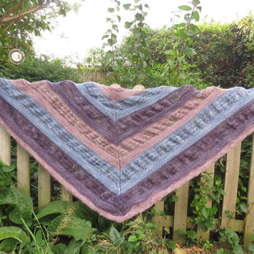 Drop the Lace Shawl